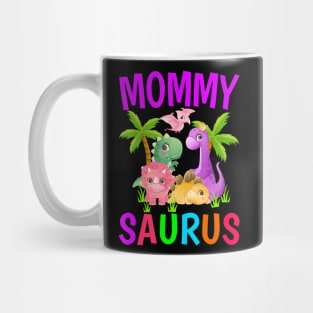 Mommy Saurus Birthday Boy Mom Dinosaur First Birthday Mug